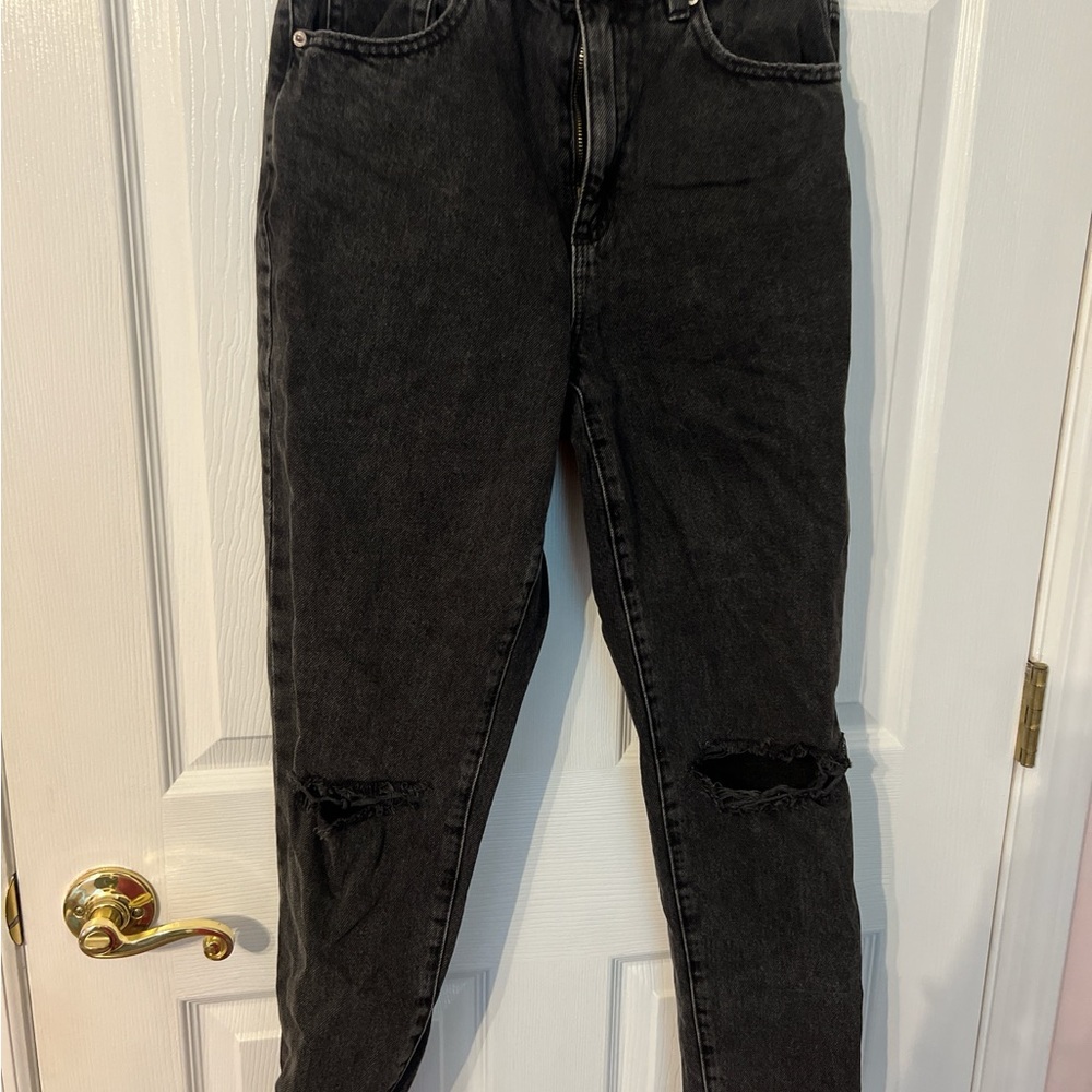 Garage Black Ripped Skinny Jeans